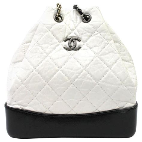 chanel 23 backpack|chanel black and white handbags.